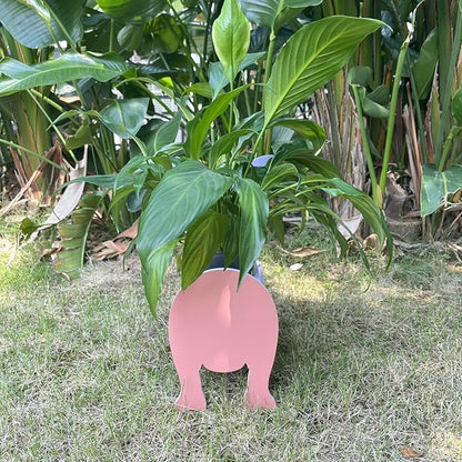 Dog Planter Plant Pot, Flower Pot Planter Pots for Outdoor Garden Decoration, Shih Tzu Gifts White Plant Storage Container Holder Office Home Indoor Decor Gift for Dog Lovers (Corgi)