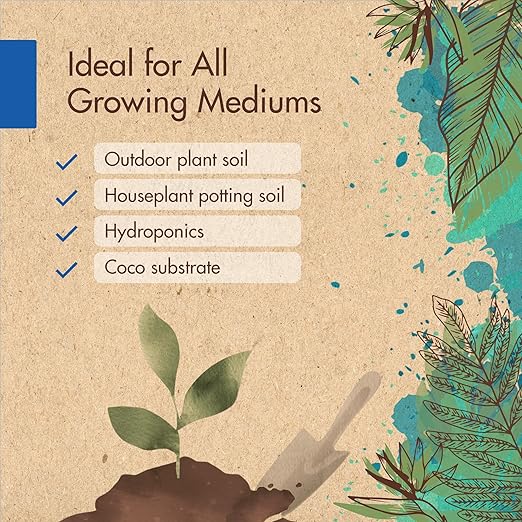 Plant Enzymes for Outdoor & Indoor Houseplants - Hydroponic Plant Food for Increased Nutrients - Bloom Booster Fertilizer & Root Stimulator for Plants, 7000+ Active Enzymes per mL, 4 Fl Oz (100+ Gal)