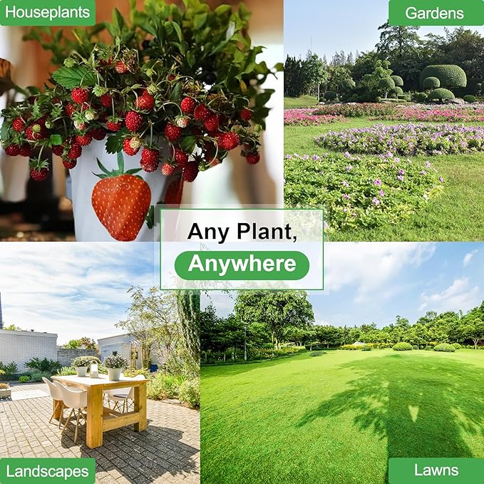 XSEINO 1.5LB Soil Moisture Crystals Water-Absorbing Hydrogel for Plants Solves Over and Under-Watering, Long-Lasting Water Retention to Keep Soil Moist Polymer Water Storage Crystals