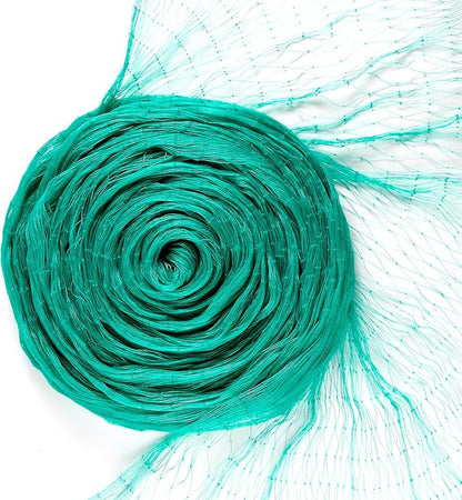 Garden Netting, 25' x 50' Heavy Duty Bird Netting Deer Fence Net, 1.6" Mesh Poultry Netting for Chicken Coop, Run & Garden, Protect Fruit Trees, Vegetables from Birds, Deer, Squirrels