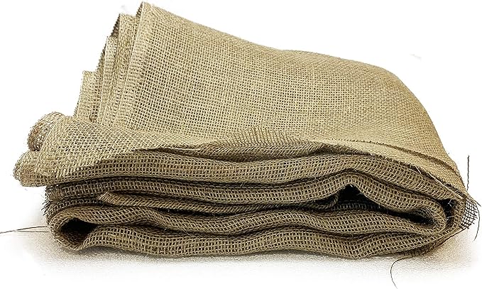 72 Inch X 15 Feet Gardening Burlap Liners, 90 Sq Ft (6 FT W X 15 FT L) Loose Weave Jute-Burlap for Raised Bed, Seed Cover and Garden Fabric (72 Inch X 15 feet, 72" x15'L)