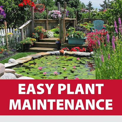 The Pond Guy Planting Tub Kit for Aquatic Plants with Soil & Media, Outdoor Water Garden Planter Pot for Lily, Lotus & Bog Plants, Small Tub Kit