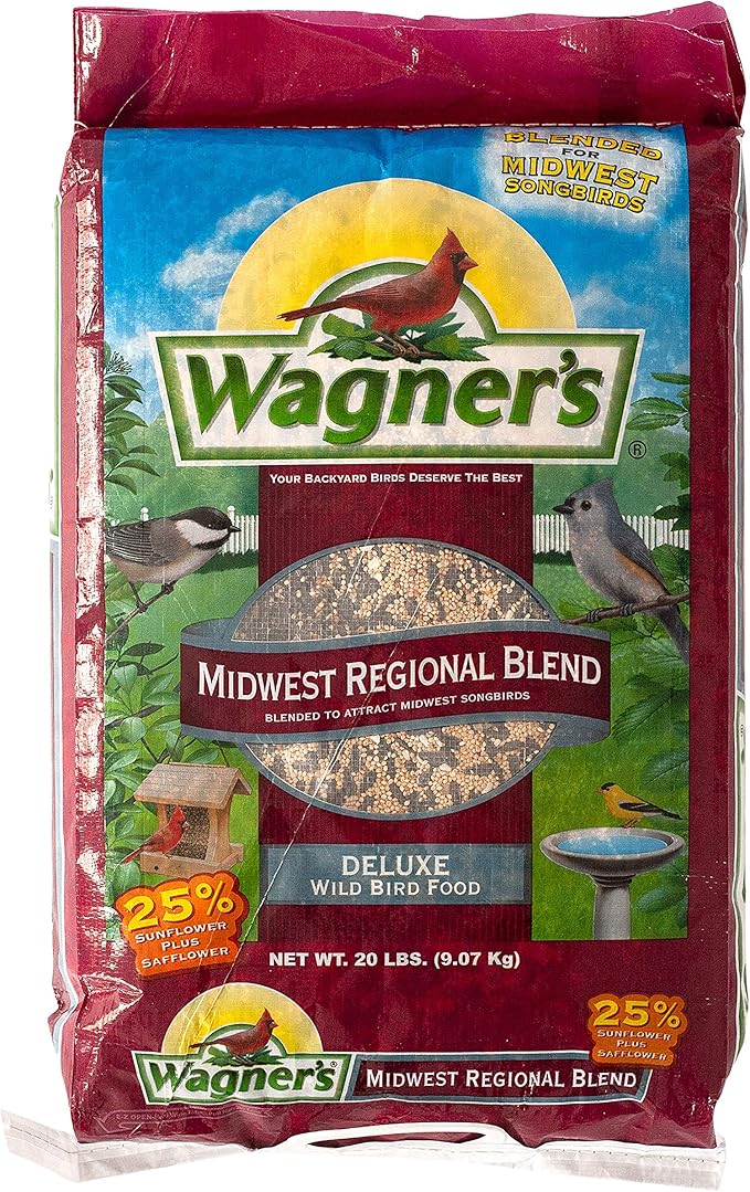 Wagner's 62006 Midwest Regional Blend Wild Bird Food, 20-Pound Bag