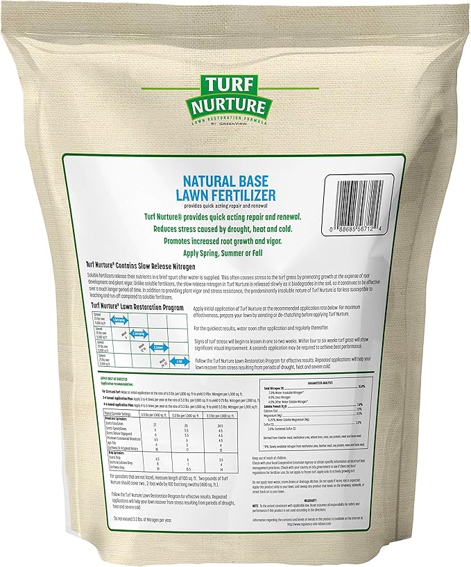 GreenView Turf Nurture Natural Base Lawn Fertilizer - 8.33 lb. Bag
