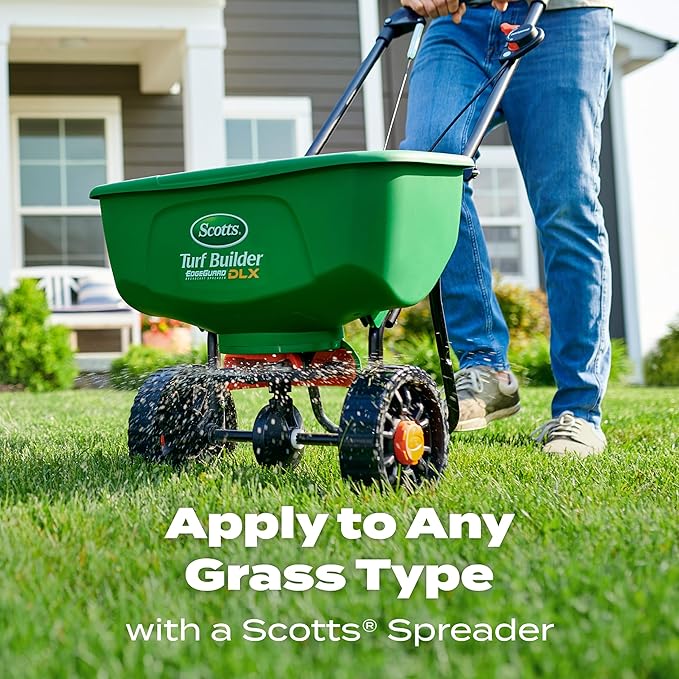 Scotts Turf Builder Starter Fertilizer for New Grass, Use When Planting Seed, 5,000 sq. ft., 15 lbs. (2-Pack)