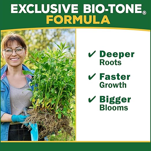 Espoma Organic Rose-Tone 4-3-2 Organic Fertilizer for All Types of Roses and Other Flowering Plants. Promotes Vigorous Green Growth and Abundant Blooms. 8 lb. Bag - 4 Pack