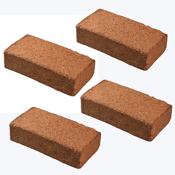 TINGMEI Premium Coconut Coir Pith with Low EC and pH - 100% Organic Potting Soil for Plants, Seeds, and Garden (4)