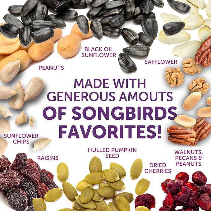 Pennington Ultra Double Nut,Nut & Fruit Blend 10lbs,(Pack of 2)