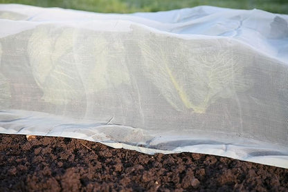 50-3510 Haxnicks 12' x 12' Pre-Cut Micromesh Plant Blankets with 24 Fabric Loops