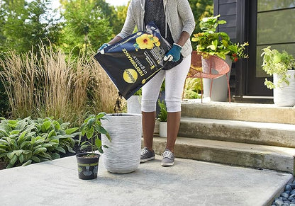 Miracle-Gro Performance Organics All Purpose Container Mix, 16 qt. - Organic, All Natural Plant Soil - Feed for up to 3 Months - All-Purpose Formula for Vegetables, Flowers and Herbs