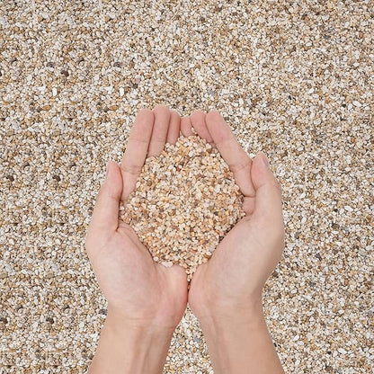 Skyflame 10Lb Silica Sand for Fire Pits and Fireplaces, Heat Proof Base Layer Decoration Under Gas Logs, Vermiculite, Lava Rock or Fire Glass for Indoor/Outdoor Decor, Gardening, Vase Filler
