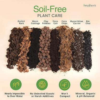 Molly's Aroid Mix - Premium Soilless Potting Mix for Houseplants - Fast Draining, Chunky & Easier to Water vs. Soil for Indoor Plants - with Bark, Coco Chips, Worm Castings, Mycorrhizae 5 Dry Quarts
