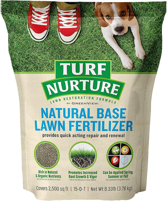 GreenView Turf Nurture Natural Base Lawn Fertilizer - 8.33 lb. Bag
