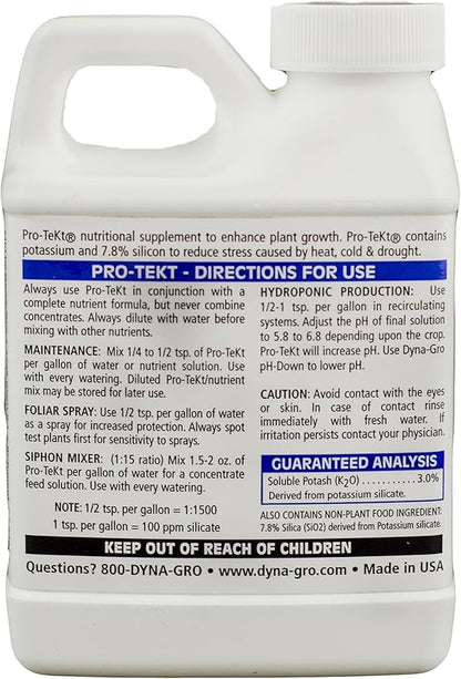 Dyna-Gro® Pro-Tekt® 0-0-3 Silicon Supplement for Plants, 8 oz