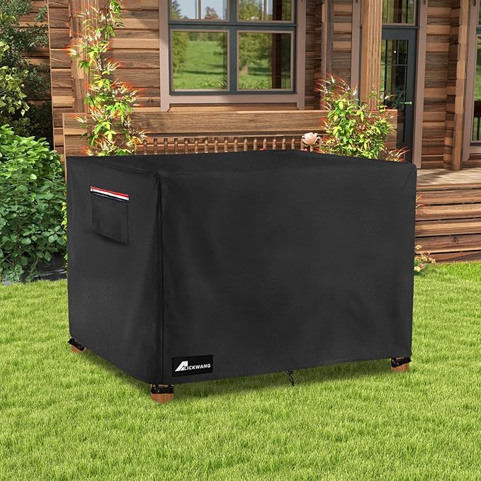 Outdoor Raised Garden Bed Cover,Heavy Duty 600D Waterproof Elevated Wood Planter Box Stand Cover for Winter,72"L x 24"Wx 30"H Inch(Black,Covers Only)