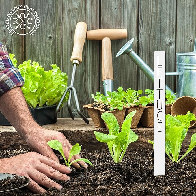 Garden Markers – Custom Metal Plant Stakes with Labels | 70+ Design Options | Personalized Garden Signs | Rust-Resistant Powder Coat Finish | Made in USA