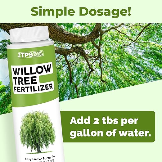 Willow Fertilizer for Willow Trees, Great for Weeping Willow, Corkscrew Willow, and Dappled Willow, Liquid Fertilizer by TPS Plant Foods, 8 oz (250 ml)