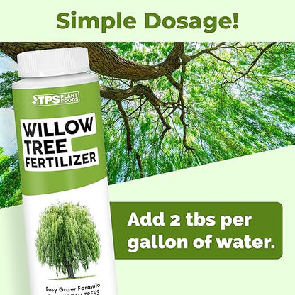 Willow Fertilizer for Willow Trees, Great for Weeping Willow, Corkscrew Willow, and Dappled Willow, Liquid Fertilizer by TPS Plant Foods, 8 oz (250 ml)