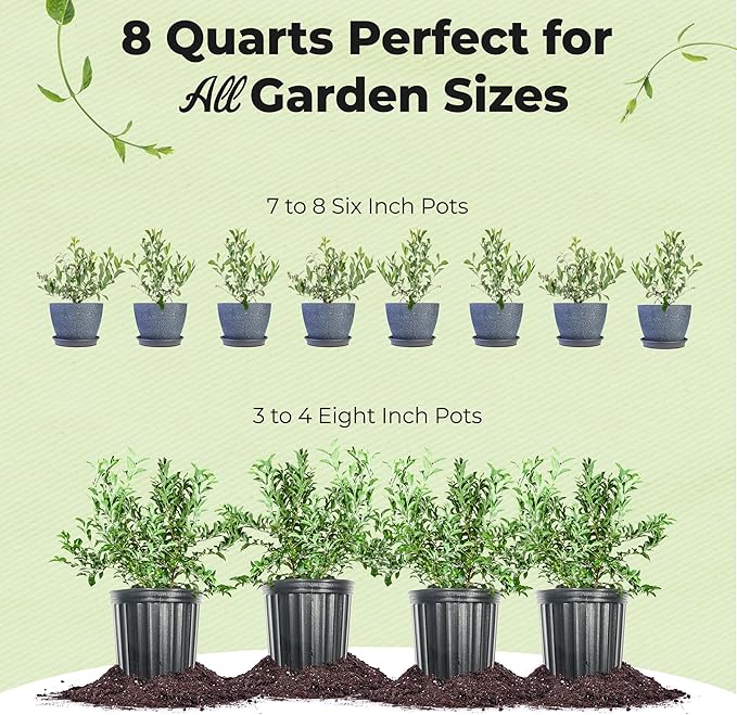 Specialty Blueberry Potting Mix by Perfect Plants | Organic Premium Mix | Use with Blueberry's, Raspberry, or Other Fruit Shrubs (8qt)