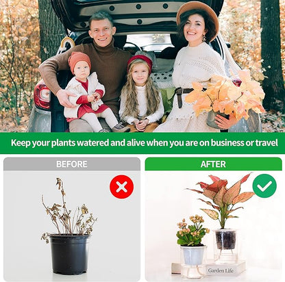 ORIMERC 30 feet 1/8 inch Self Watering Capillary Wick Cord Vacation Plant Sitter DIY Hydroponic Wicking Self-Watering Planter Pot Automatic Water System Device Potted Violet Auto Seedling Waterer Rope
