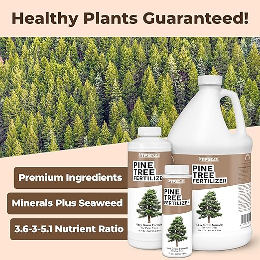 Pine Tree Fertilizer, Complete Liquid Pine Tree Plant Food, 32 oz (1 Quart)