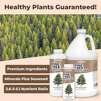 Pine Tree Fertilizer, Complete Liquid Pine Tree Plant Food, 32 oz (1 Quart)