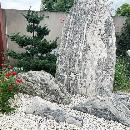 10 lbs White River Rocks, 1-2 Inch Polished Pebbles for Indoor Plants, Decorative White Stones for Plants, Vase, Aquarium, Fish Tank, Landscaping and Garden