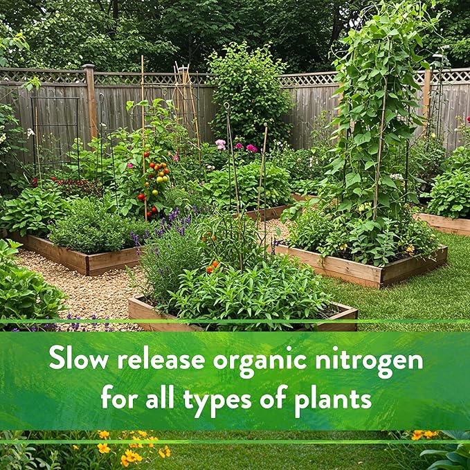 Down To Earth All Natural Fertilizers Organic Feather Meal - Slow Release Nitrogen Plant Food for Green Growth 12-0-0, 20 lb