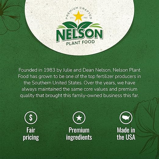 Nelson Plant Food - NutriStar Hibiscus Fertilizer - Outdoor and Indoor Plant Food - Tropical Hibiscus Fertilizer For All Flowering Tropical Plants