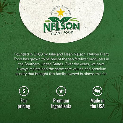 Nelson Plant Food - NutriStar Hibiscus Fertilizer - Outdoor and Indoor Plant Food - Tropical Hibiscus Fertilizer For All Flowering Tropical Plants