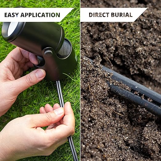 Wirefy 14/2 Low Voltage Landscape Wire 50 ft | Low Voltage Landscape Lighting Wire | Pure Copper | Outdoor Direct Burial | 14-Gauge 2-Conductor 50 Feet | UL Listed