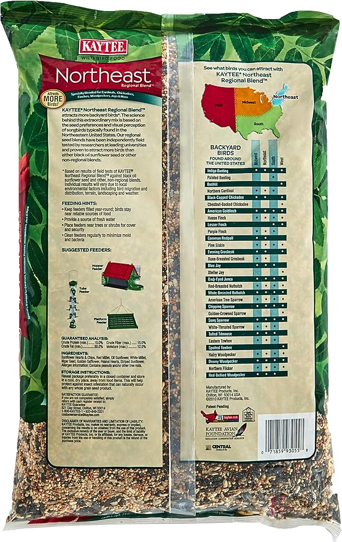 Kaytee Northeast Regional Wild Bird Blend, 7-Pound Bag