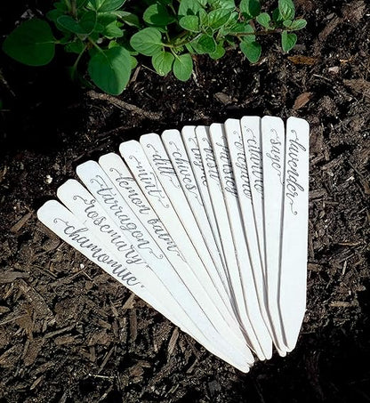14-Pack! Culinary Herbs Farmhouse Decor Outdoor Indoor Kitchen Herb Garden Stakes, Christmas Stocking Stuffers, Plant Labels, Plant Tags, Garden Markers, Garden Gifts, Holiday Stocking Stuffers,
