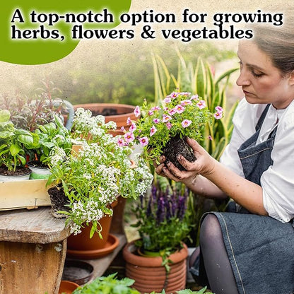 6 in 1 Premium Indoor Plant Potting Soil, Tropical House Plant Potting Mix with Clay Pebbles, Pumice, Coco Fiber, Perlite, Worm Castings, Peat Moss - Ideal for Tropical,Aroid Plants (2 Quarts)