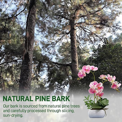 29qt Orchid Bark Horticultural Grade- Natural Mulch for Potted Plants, Root Development of Orchid Plants and Garden Soil Amendment Mix