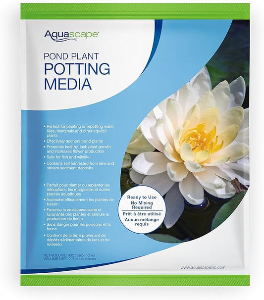 Aquascape Pond Aquatic Plant Potting Media and Plant Pots Bundle | 89003 + 98500