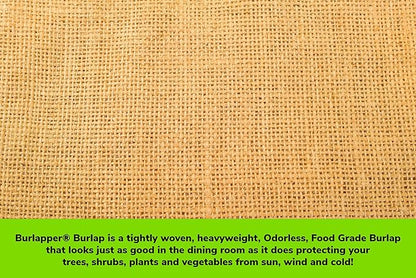 Burlapper Burlap Heavy Weight 12 oz Odorless Food Grade Garden Fabric (40 inch x 15 feet)
