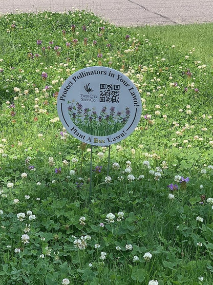 Twin City Seed Co. Bee Lawn Mix, Grass & Flower Mixture, 25 lb Bag