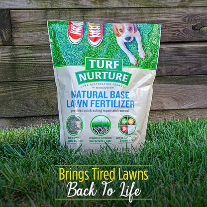 Greenview Turf Nurture Natural Base Lawn Fertilizer - 8.33 lb. Bag (Pack of 3)