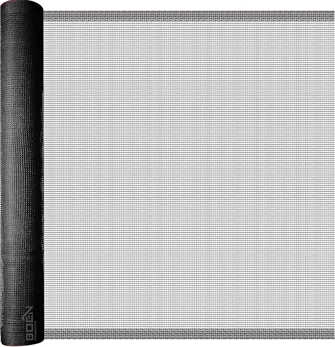 Debris Safety Netting Fire Retardant (8.6' x 150', Black)