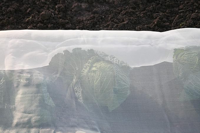 50-3520 Haxnicks 16' x 16' Pre-Cut Micromesh Plant Blankets with 32 Fabric Loops
