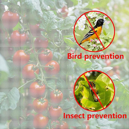 Alpurple Insect Bird Barrier Netting Mesh- 20 x 10 Feet Garden Bug Netting Plant Cover for Protect Plant Fruits Flower from Insect Bird Eating