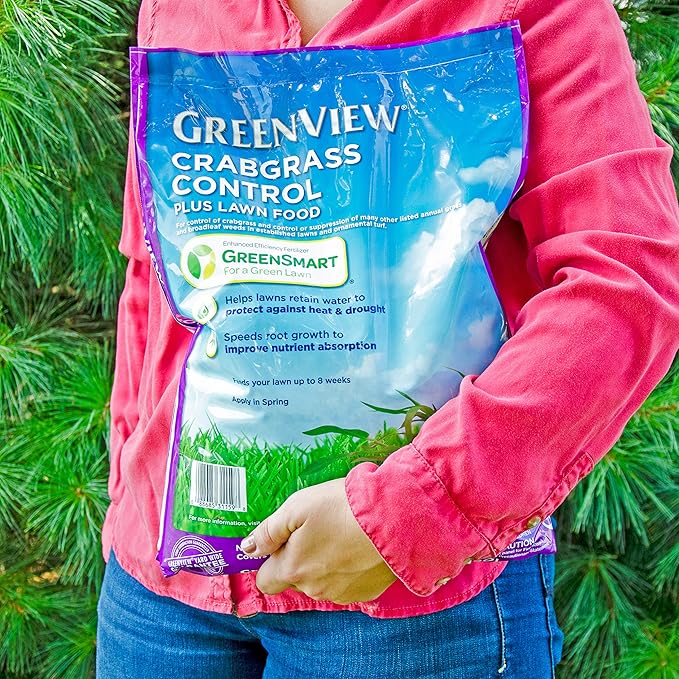 GreenView Crabgrass Control Plus Lawn Food - 13.5 lb. Bag - Covers 5,000 sq. ft