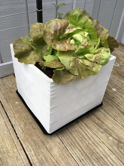 TipPot Stretch Grow Fabric 4 Pack Turns a Milk Crate into The Best Fabric Planter Pot for Vegetables Herbs Flowers dye it Any Color