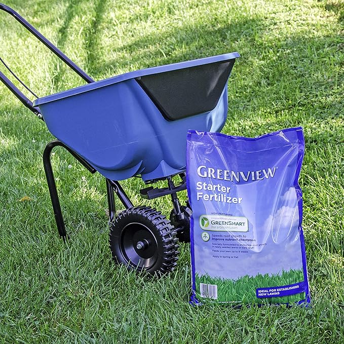 GreenView Spring or Fall Lawn Starter Fertilizer - 16 lb. Bag - Covers 5,000 sq. ft.