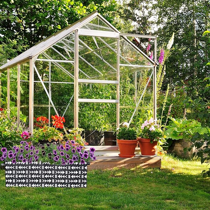 Giant Rectangular Grow Bag (30-Gallon); 3-Section Large Decorative Fabric Raised Bed Planter, 3 x 1.3 x 1 Foot