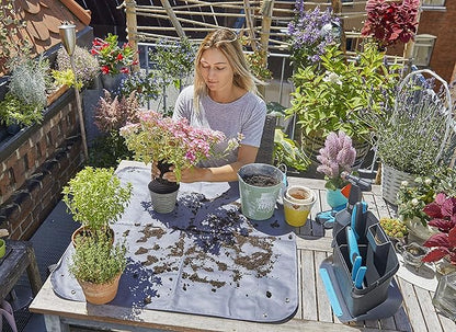 Gardena 00505-20 City Gardening Planting Mat S: Working mat for Planting Work/repotting, Water-Repellent Textile Fabric, 80 x 80 cm (505-20).