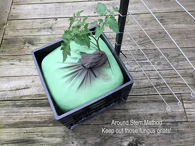 TipPot Stretch Grow Fabric 4 Pack Turns a Milk Crate into The Best Fabric Planter Pot for Vegetables Herbs Flowers dye it Any Color