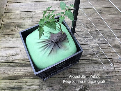 TipPot Stretch Grow Fabric 4 Pack Turns a Milk Crate into The Best Fabric Planter Pot for Vegetables Herbs Flowers dye it Any Color