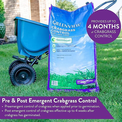 GreenView Crabgrass Control Plus Lawn Food - 40.5 lb. Bag - Covers 15,000 sq. ft.